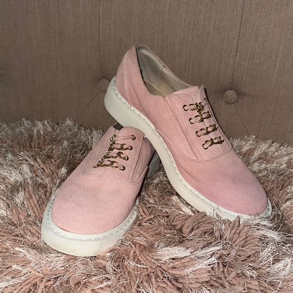 CECELIA NEW YORK Shoes - Cecelia New York Dusty Rose Pink Platform Oxfords “Randi”